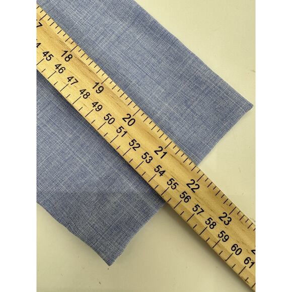 Womens Sag Harbor Blazer Size 10 Petite Blue Button Up Long Sleeve Collared - Picture 11 of 13